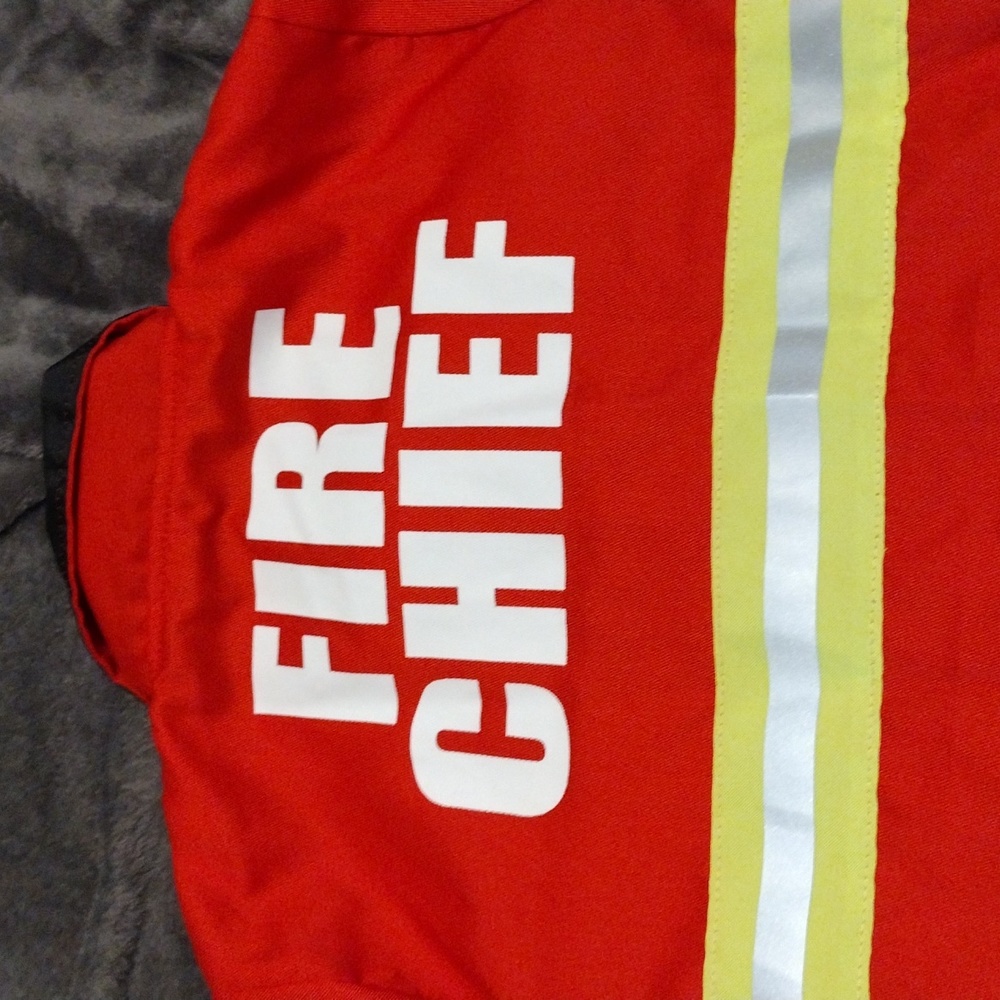 EUC Child's Fire Chief Dress Up Uniform